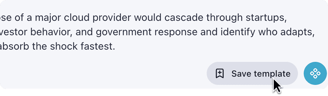 Issue template interface